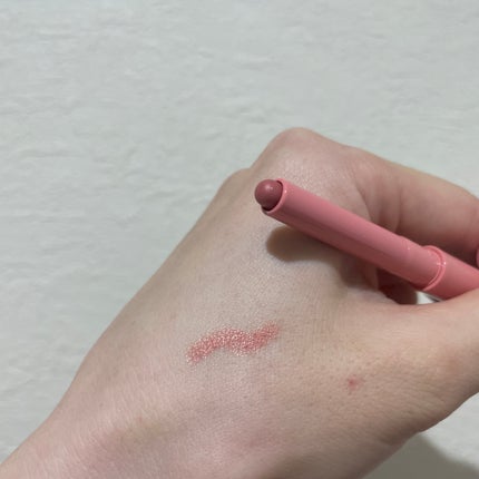 ぷっくりアイカラーペンシル 103 ロゼピンク(限定色)/ミゼルエディ/スティックアイシャドウを使ったクチコミ(2枚目)