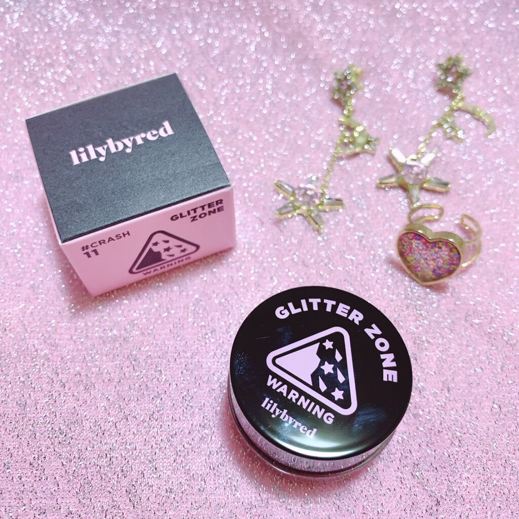 グリッターゾーン CRASH #11 RAINBOW/lilybyred/グリッターを使ったクチコミ（1枚目）