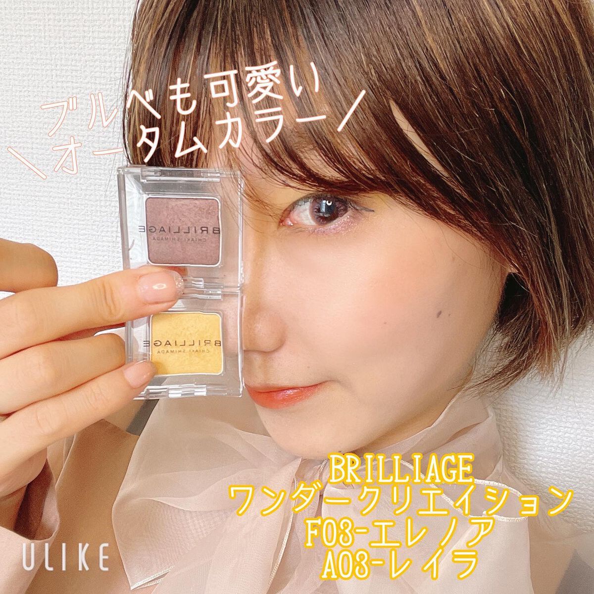 ワンダークリエイション  F03-エレノア/ブリリアージュ/単色アイシャドウを使ったクチコミ（1枚目）