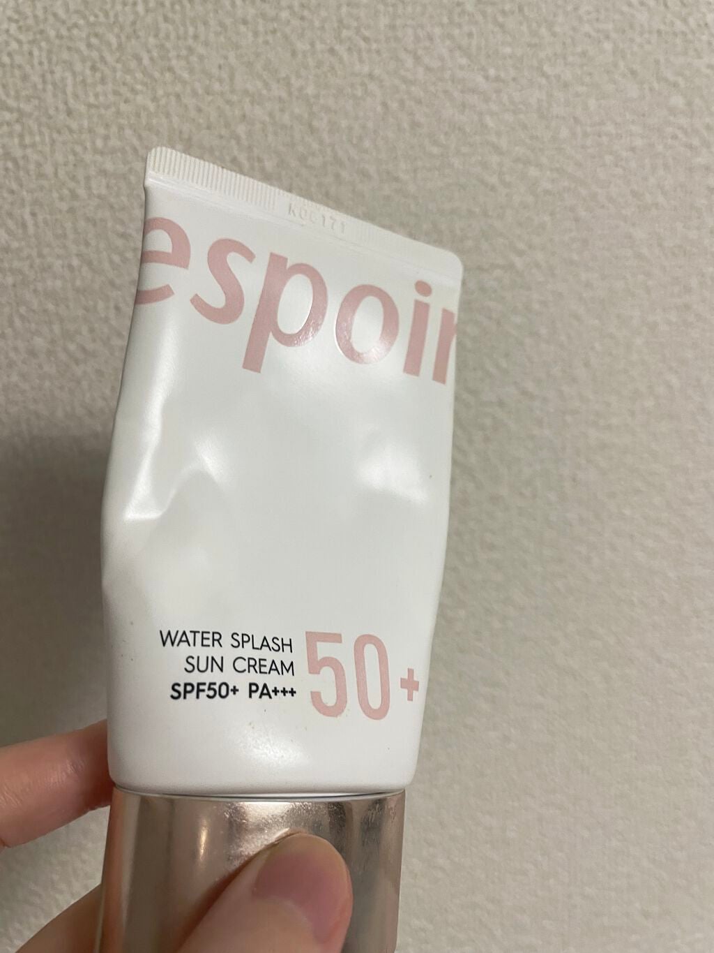 ウォータースプラッシュサンクリーム/espoir/日焼け止め・UVケアを使ったクチコミ(1枚目)