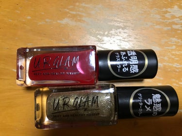 UR GLAM　COLOR NAIL SELECTION RD2＜グラスカラー＞/U R GLAM/マニキュアを使ったクチコミ（1枚目）