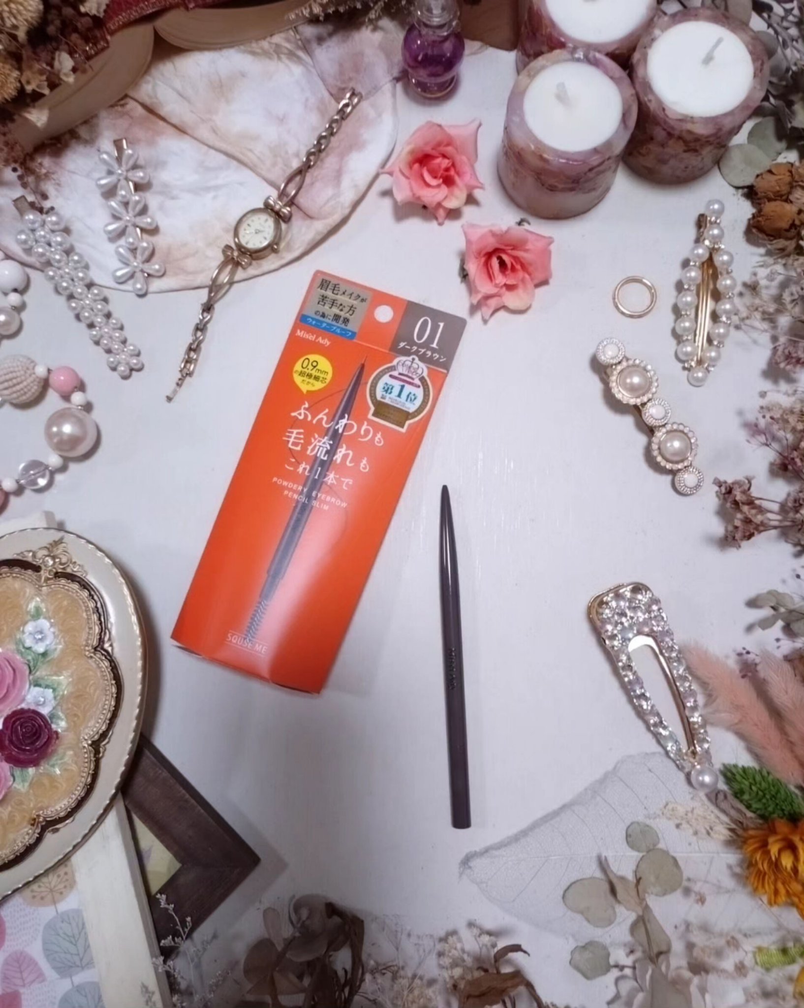 パウダリーアイブロウペンシル スリム/ミゼルエディ/アイブロウペンシルを使ったクチコミ（2枚目）