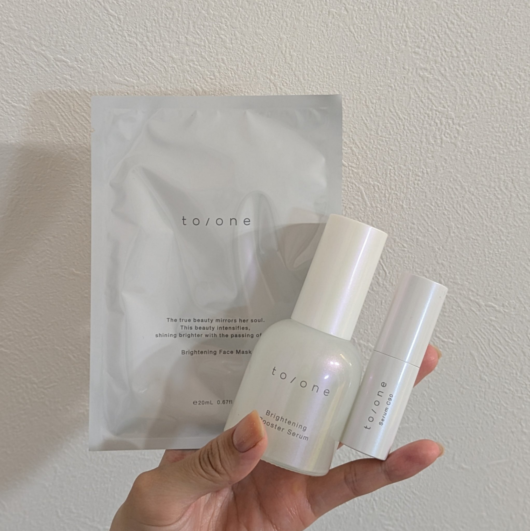 トーン ブライトニング フェイスマスク/to/one/シートマスク・パックを使ったクチコミ（1枚目）