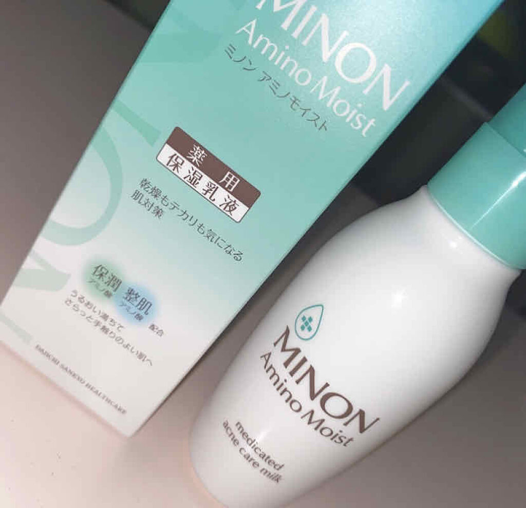 ミノン アミノモイスト 薬用アクネケア ミルク/ミノン/乳液を使ったクチコミ（1枚目）