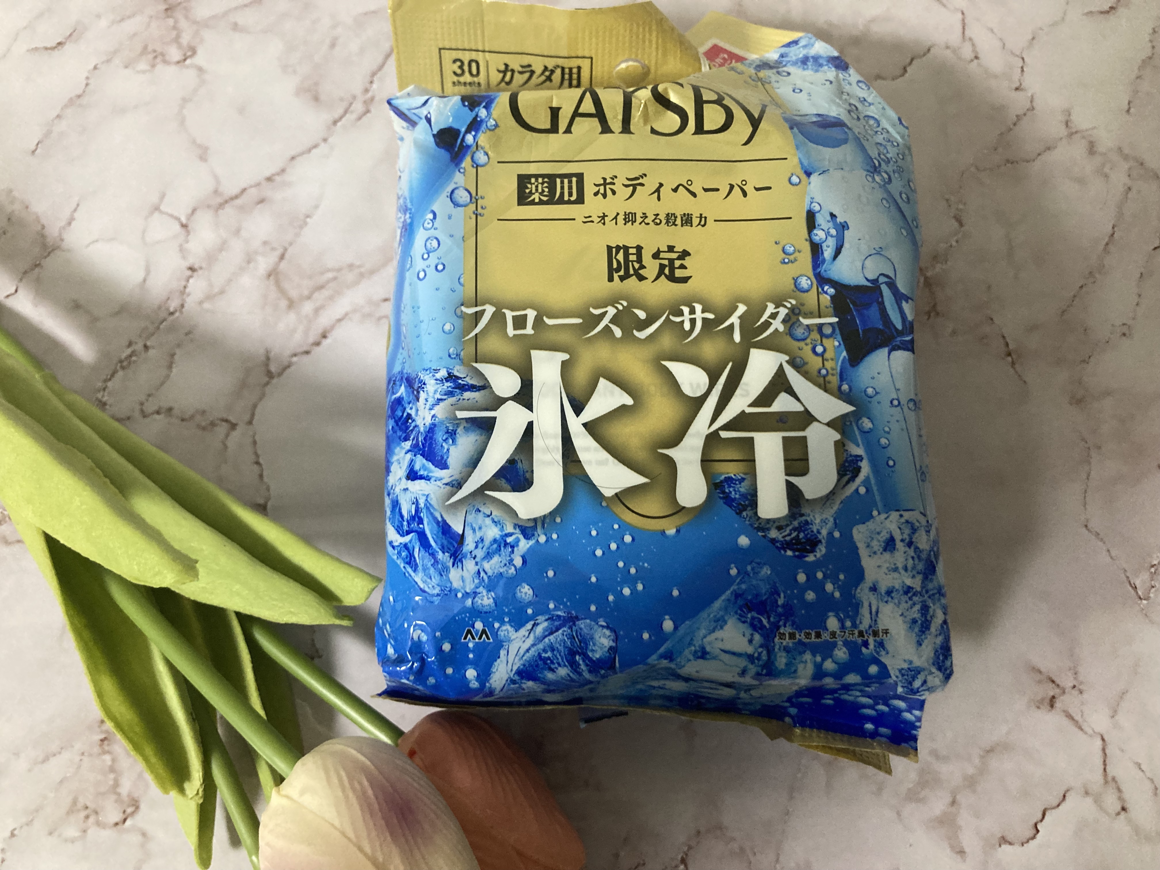 アイスデオドラントボディペーパー アイスフルーティ/ギャツビー/ボディシートを使ったクチコミ（1枚目）