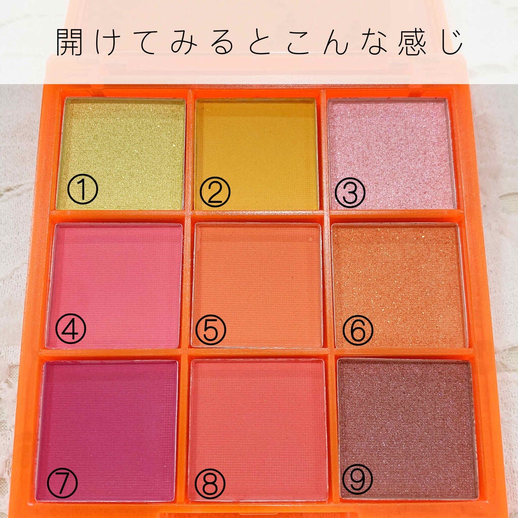 UR GLAM BLOOMING EYE COLOR PALETTE/U R GLAM/アイシャドウパレットを使ったクチコミ(2枚目)