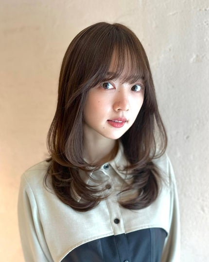 HARUNA on LIPS 「低めの柔らかいレイヤーカット🌸☺️ワンカールでお上品な低めレイ..」(3枚目)