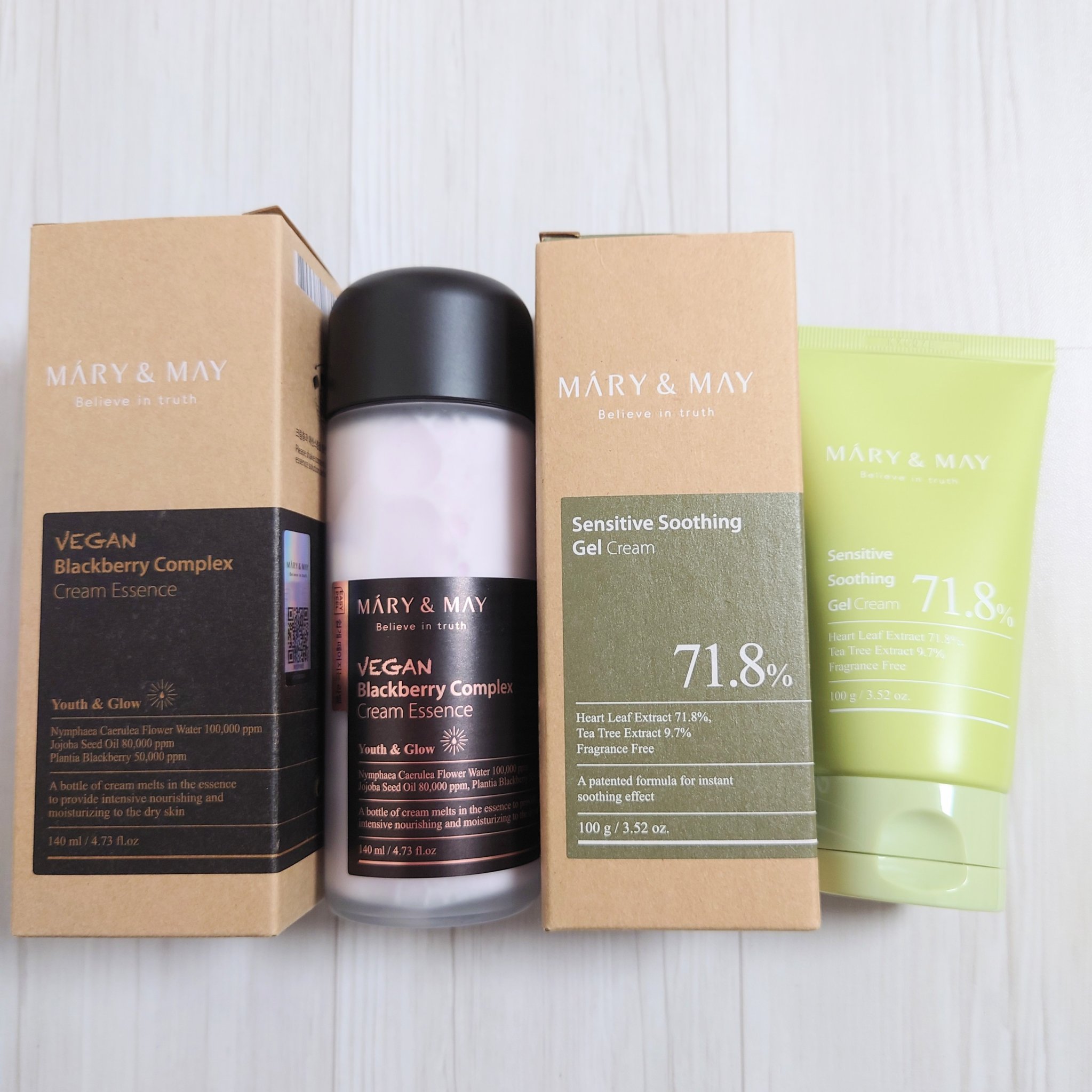 ヴィーガンブラックベリー コンプレックスクリームエッセンス/MARY&MAY/化粧水を使ったクチコミ（2枚目）