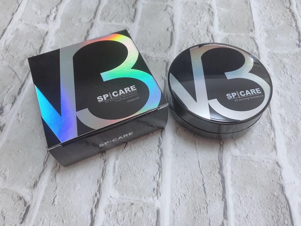 V3 エキサイティングファンデーション/SPICARE/クッションファンデーションを使ったクチコミ(1枚目)