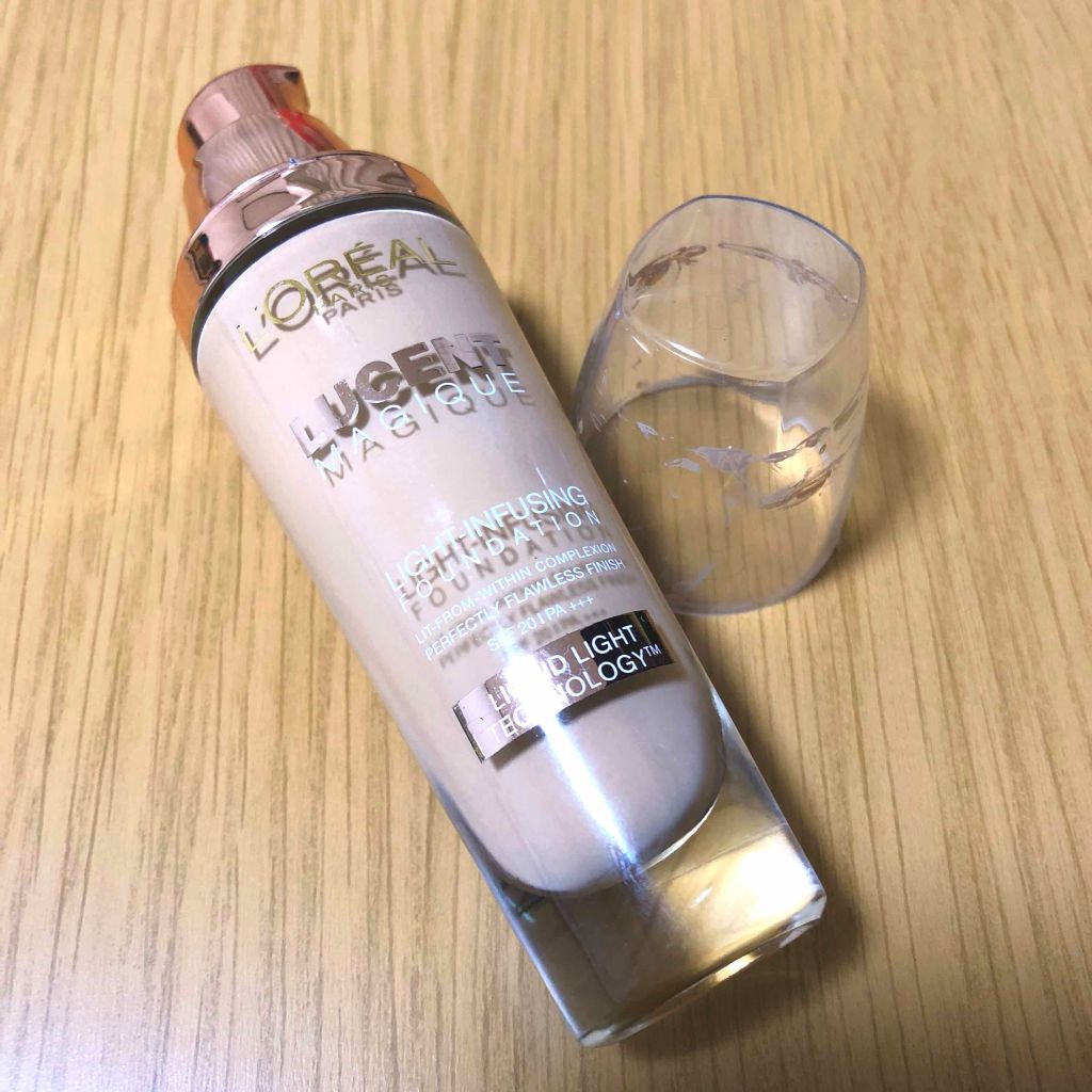 ルーセントマジック リキッド ファンデーション/ロレアル パリ/リキッドファンデーションを使ったクチコミ(1枚目)