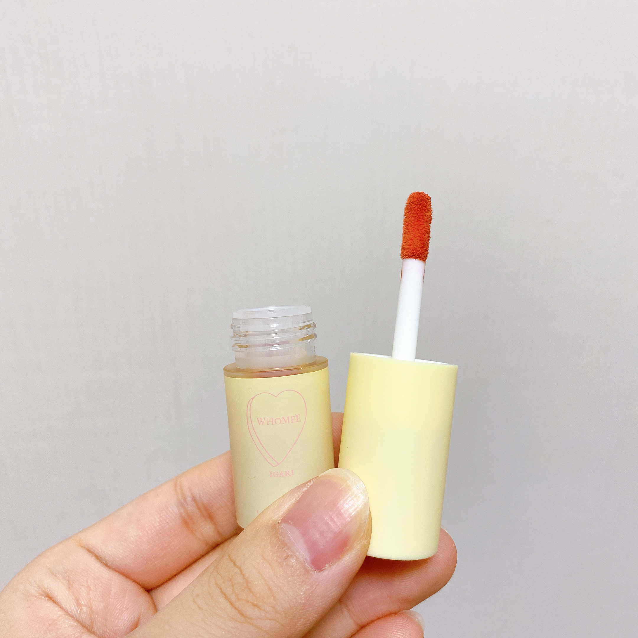 WHOMEE リップ＆チークのクチコミ「\WHOMEE リップ＆チーク/

アブラッチョブラウン　abbraccio brown 

.....」（1枚目）