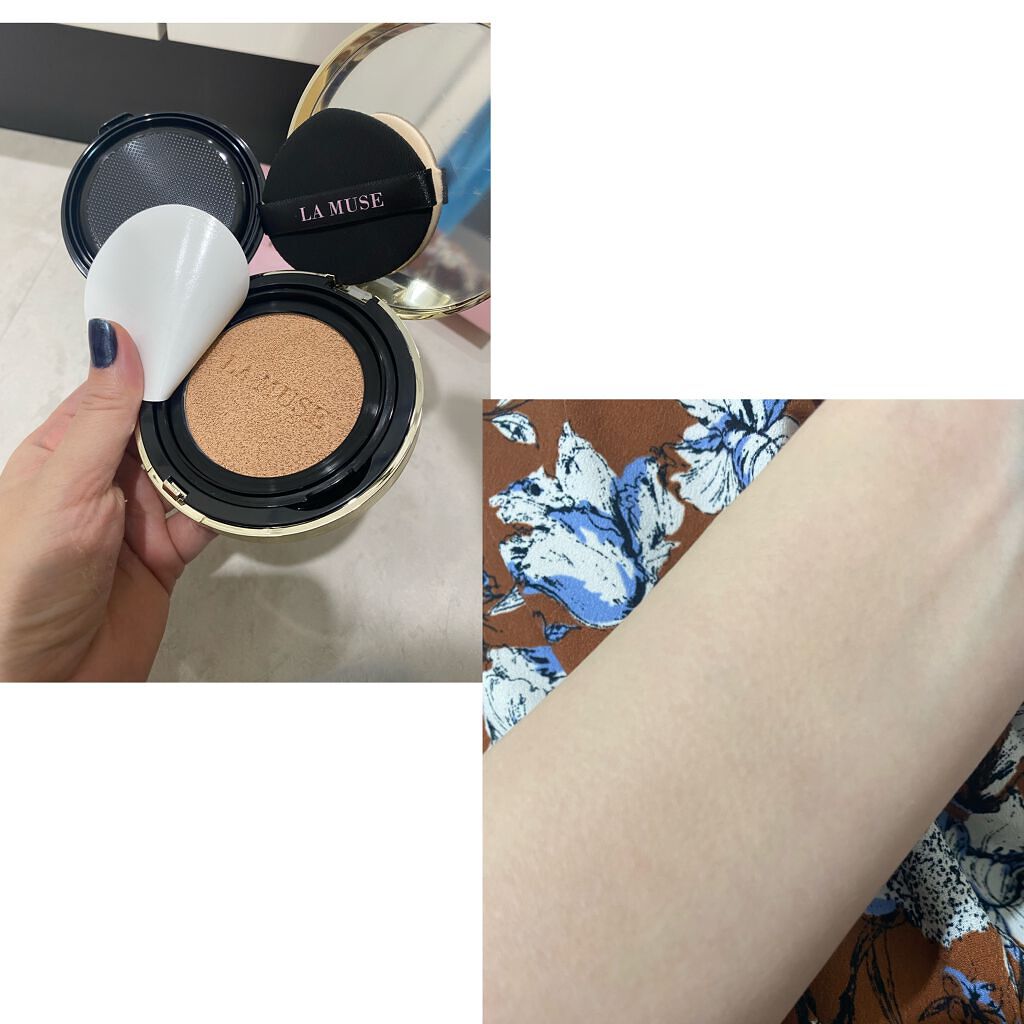 CORRECT CARE COMPLETE CC CUSHION/ラミューズ/クッションファンデーションを使ったクチコミ（2枚目）