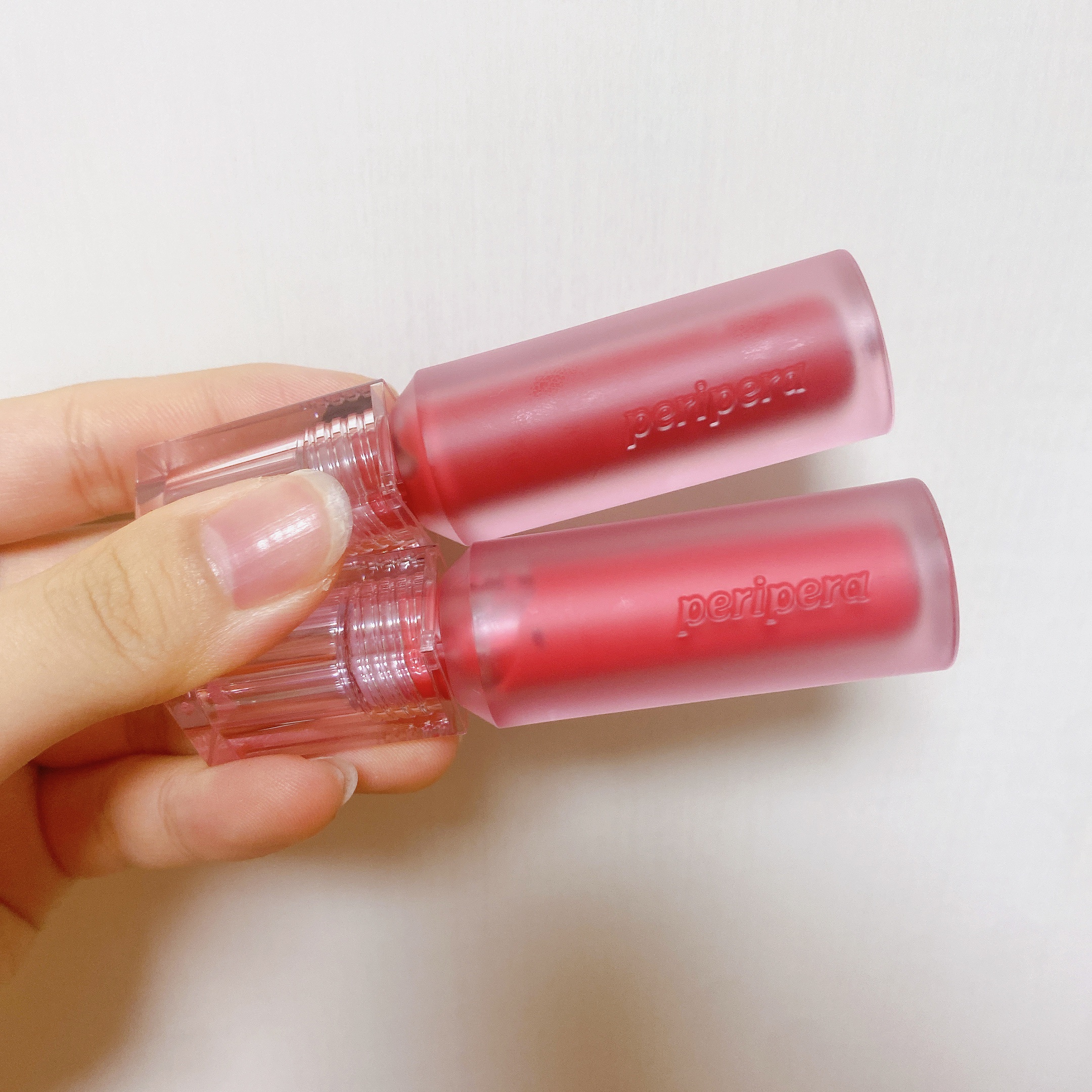 ウォーター ベアー ティント/PERIPERA/リップティントを使ったクチコミ（2枚目）