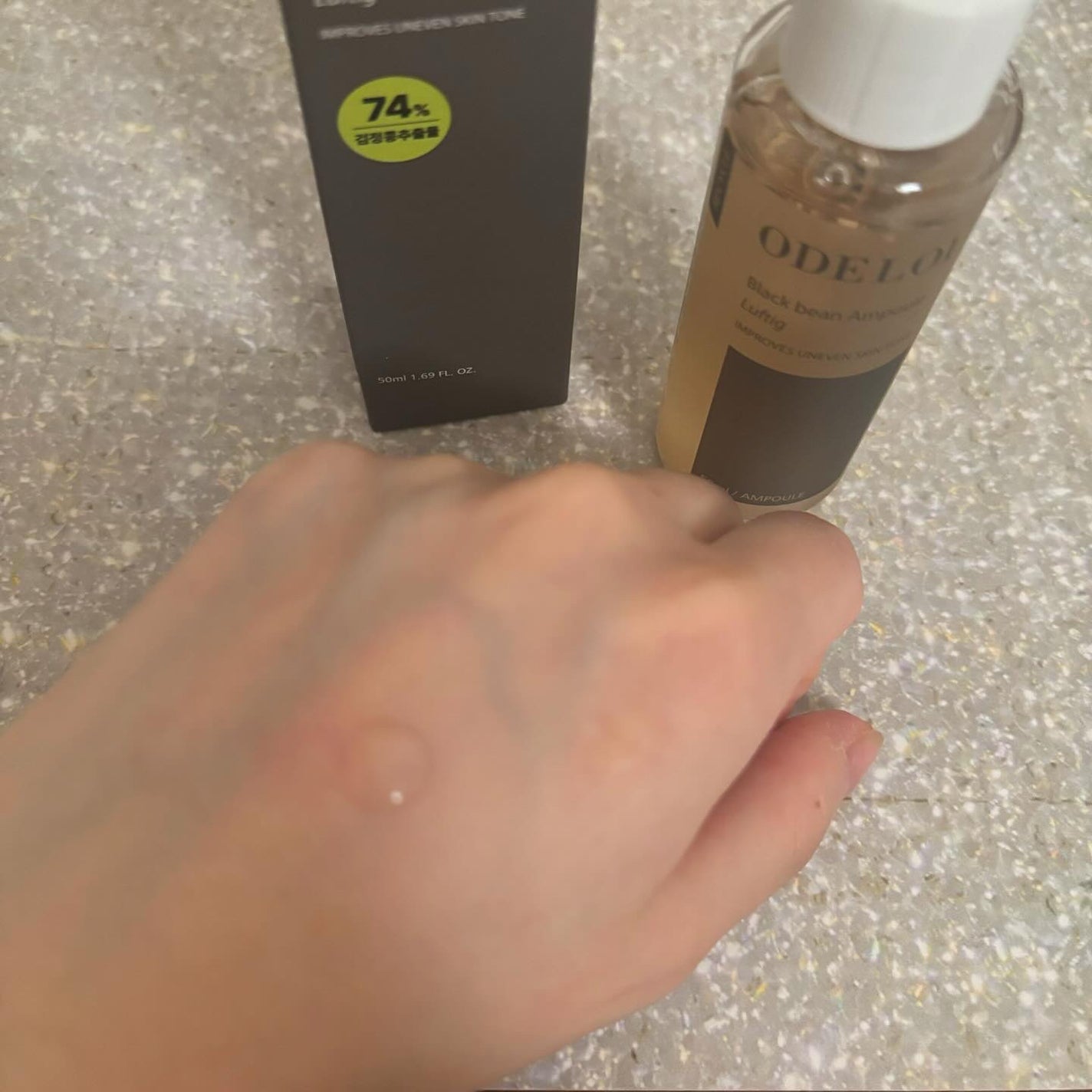 ブラックチェリー毛穴収縮クリーム ルフティグ/ODELOI/フェイスクリームを使ったクチコミ(9枚目)