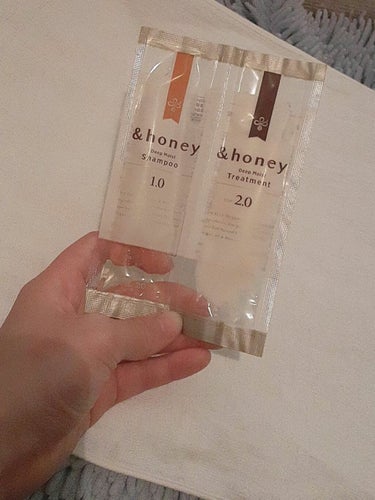 &honey Melty モイストリペア シャンプー1.0／モイストリペア ヘアトリートメント2.0/&honey/シャンプー・コンディショナーを使ったクチコミ（2枚目）