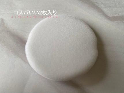 メイクアップパフ(ミニサイズ、4個、専用ケース付)/DAISO/パフ・スポンジを使ったクチコミ(6枚目)