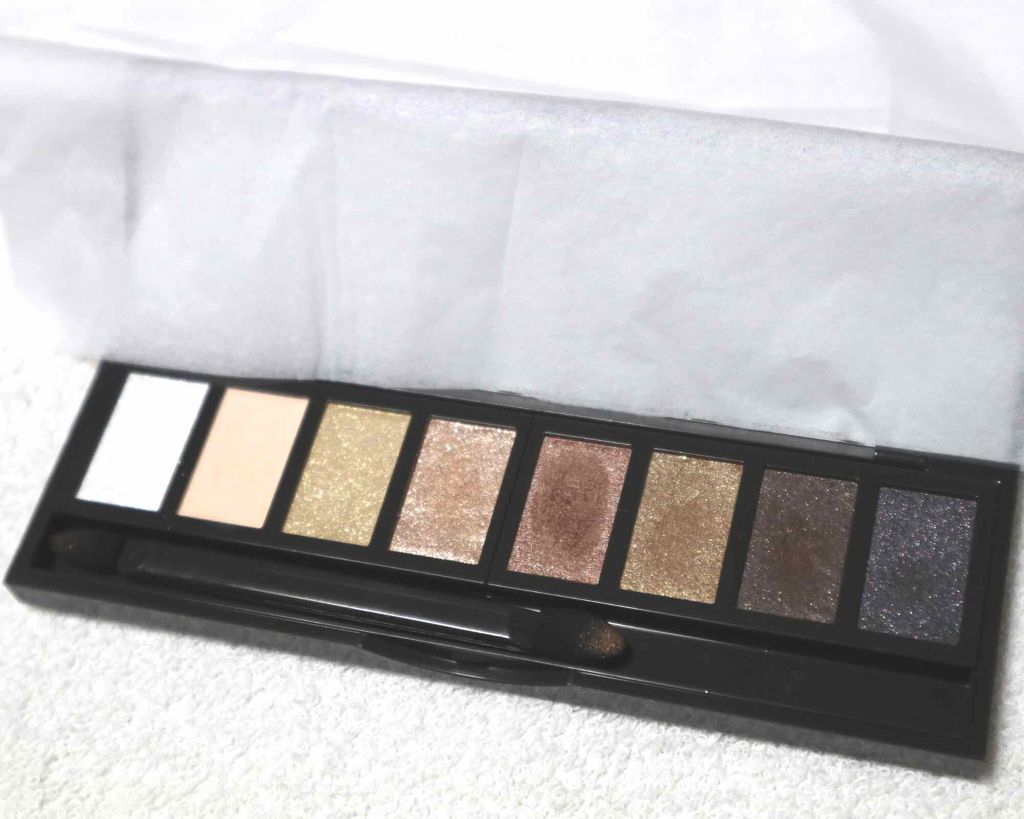 グラマラスリッチ アイパレット (クリスマスコフレ 2018)/Visée/メイクアップキットを使ったクチコミ（2枚目）