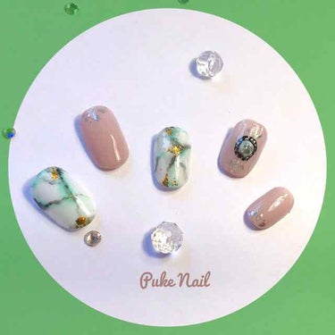 ニャンチャン＆足跡♡柄ネイル ネイルチップ/PUKE NAIL/ネイルチップ・パーツを使ったクチコミ（1枚目）