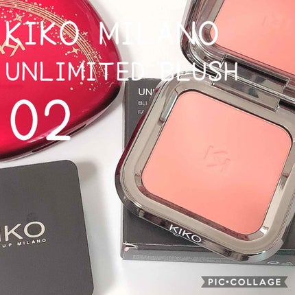 UNLIMITED BLUSH/KIKO/パウダーチークを使ったクチコミ(1枚目)