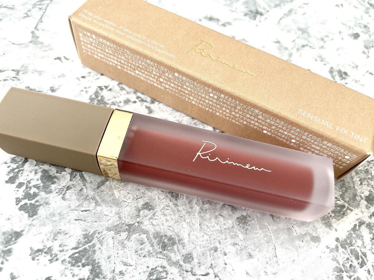 センシュアルフィックスティント/Ririmew/リップティントを使ったクチコミ（1枚目）