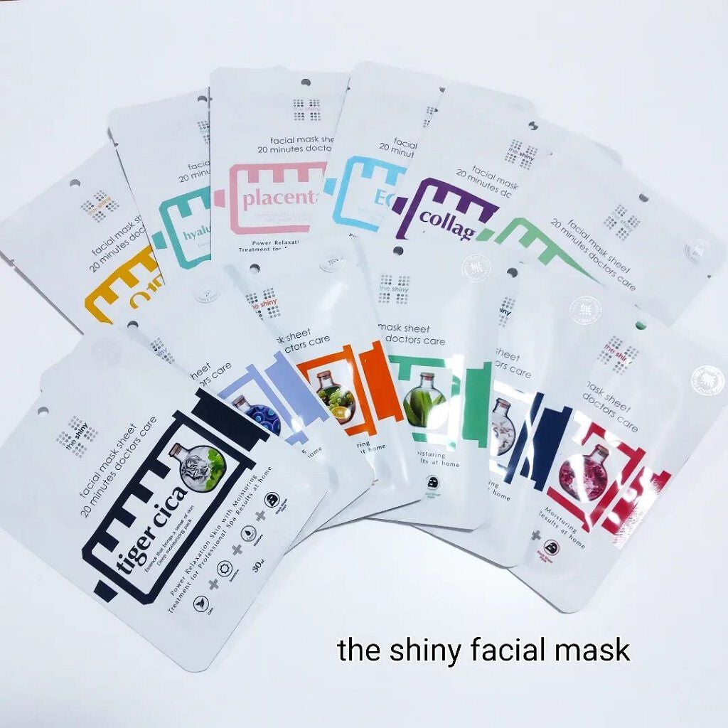 the shiny faciaI mask sheet 20 minutes doctors care /The Shiny/シートマスク・パックを使ったクチコミ(1枚目)