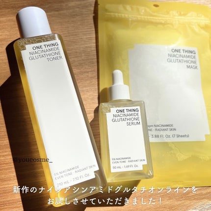ナイアシンアミドグルタチオントナー/ONE THING/化粧水を使ったクチコミ(2枚目)