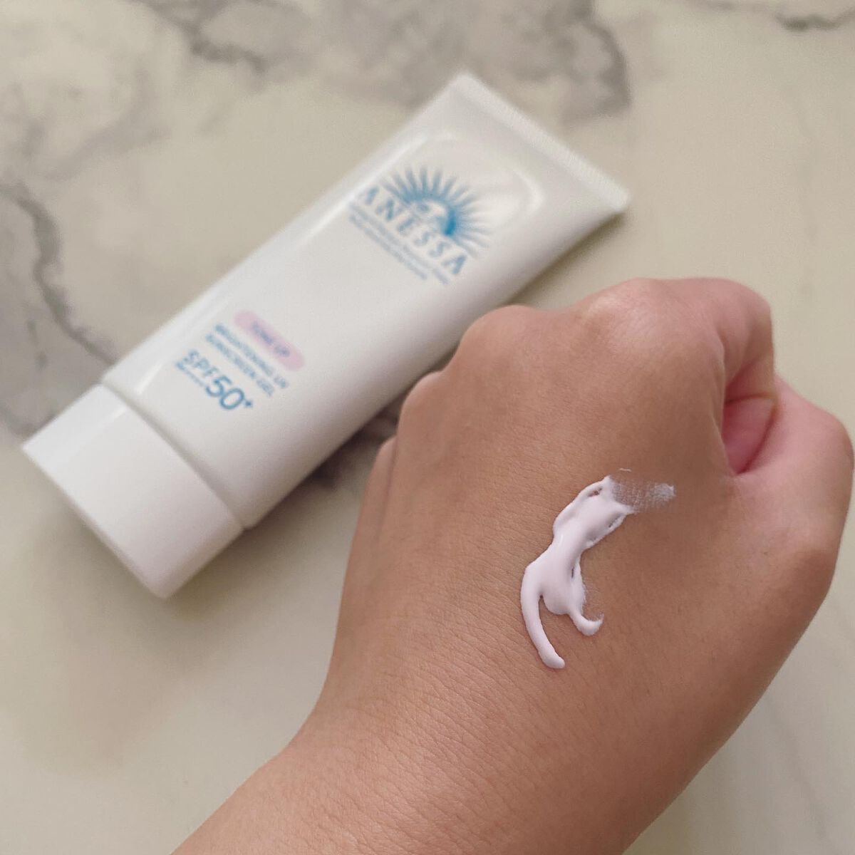 ブライトニングUV ジェル N/アネッサ/化粧下地を使ったクチコミ（2枚目）