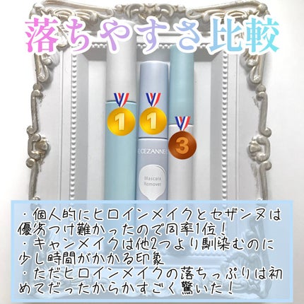 ヒロインメイクSP スピーディーマスカラリムーバー/ヒロインメイク/ポイントメイクリムーバーを使ったクチコミ(5枚目)