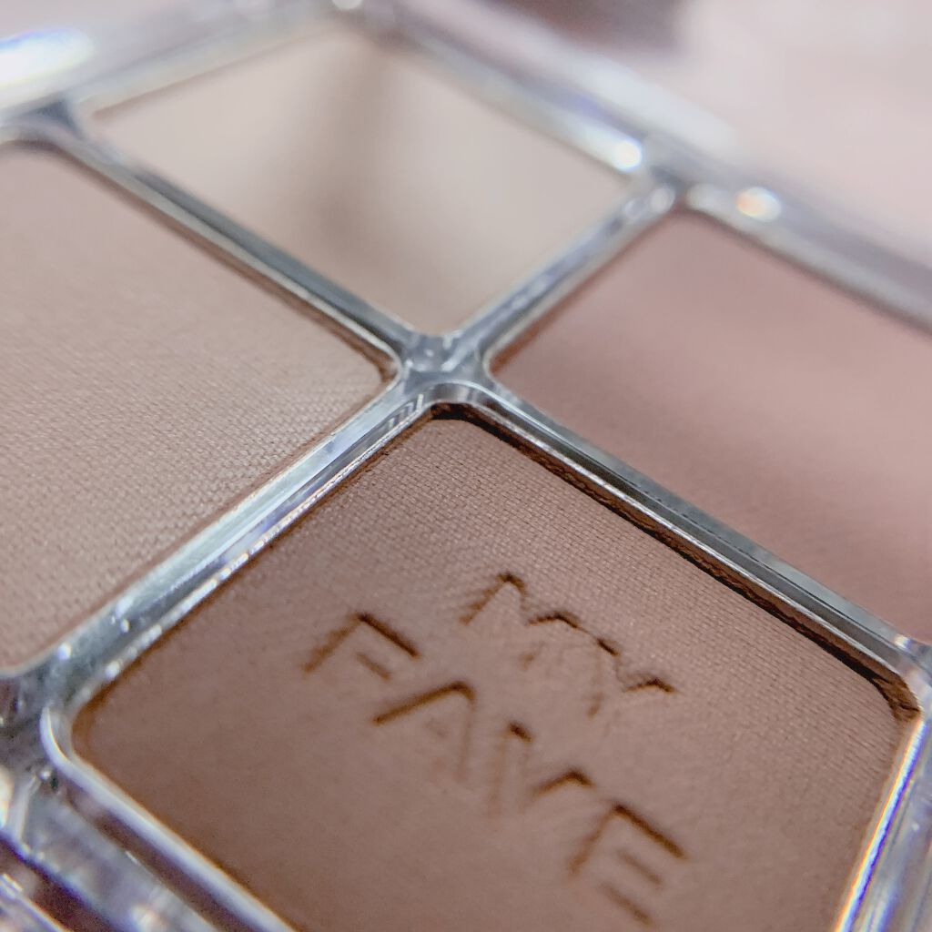 ホリカホリカ マイフェイブシャドウパレット（4カラー）/HOLIKA HOLIKA/アイシャドウパレットを使ったクチコミ（2枚目）