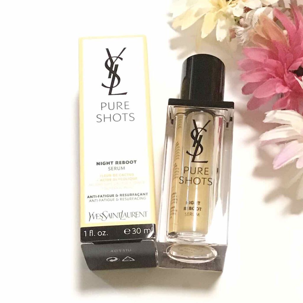 ピュアショット ナイト リチャージセラム/YVES SAINT LAURENT BEAUTE/美容液を使ったクチコミ（1枚目）