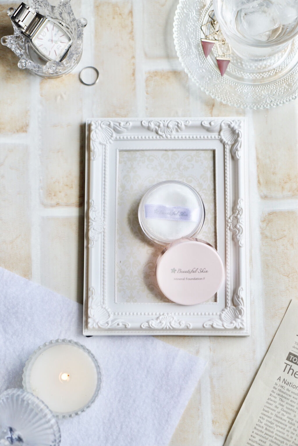 ビューティフルスキン ミネラルファンデーション Ｆのクチコミ「パウダーファンデの概念が変わっちゃう✨✨
フラーレン配合でお肌しっとり♪

／
パウダーファン.....」（1枚目）