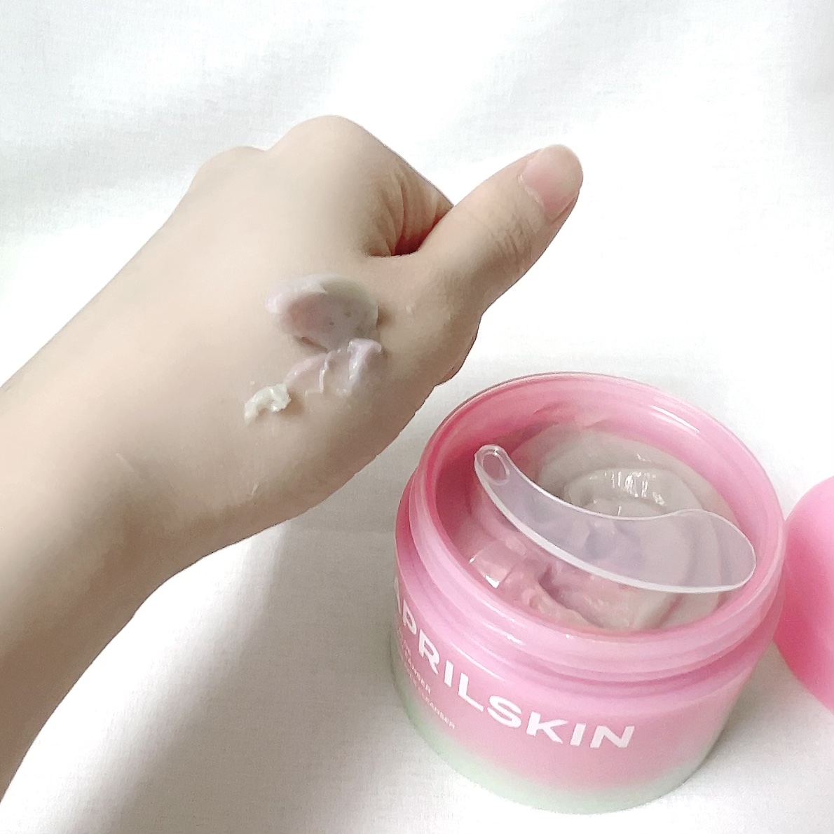 ピンクアロエメレンゲクレンザー/APRILSKIN/その他洗顔料を使ったクチコミ（3枚目）