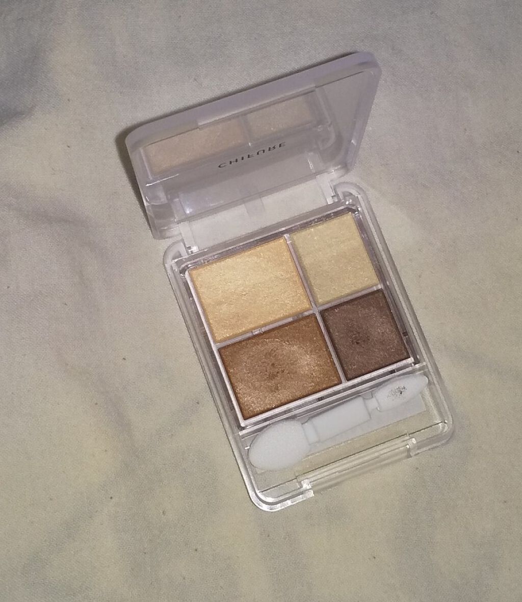 グラデーション アイシャドウ 73 ゴールドブラウン/ちふれ/アイシャドウパレットを使ったクチコミ（2枚目）