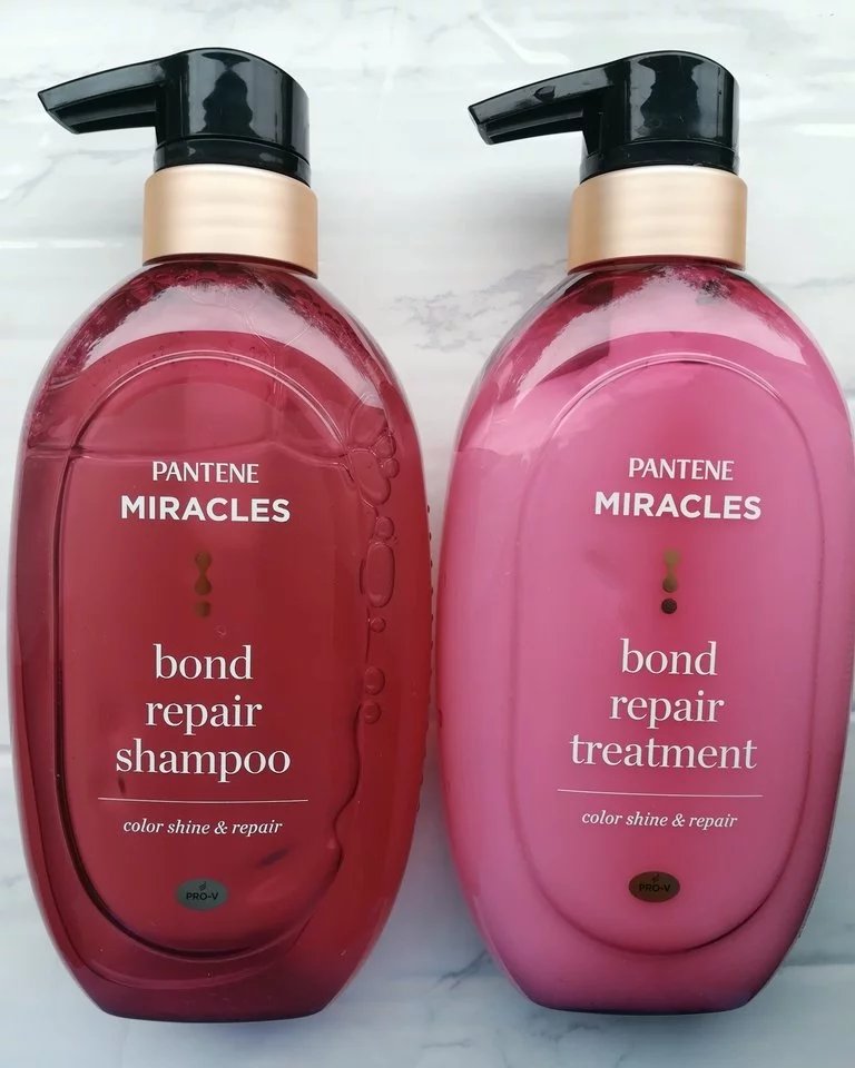 ボンド リペア (カラーシャイン & リペア) シャンプー ＆ トリートメント/パンテーン/市販シャンプーを使ったクチコミ（1枚目）