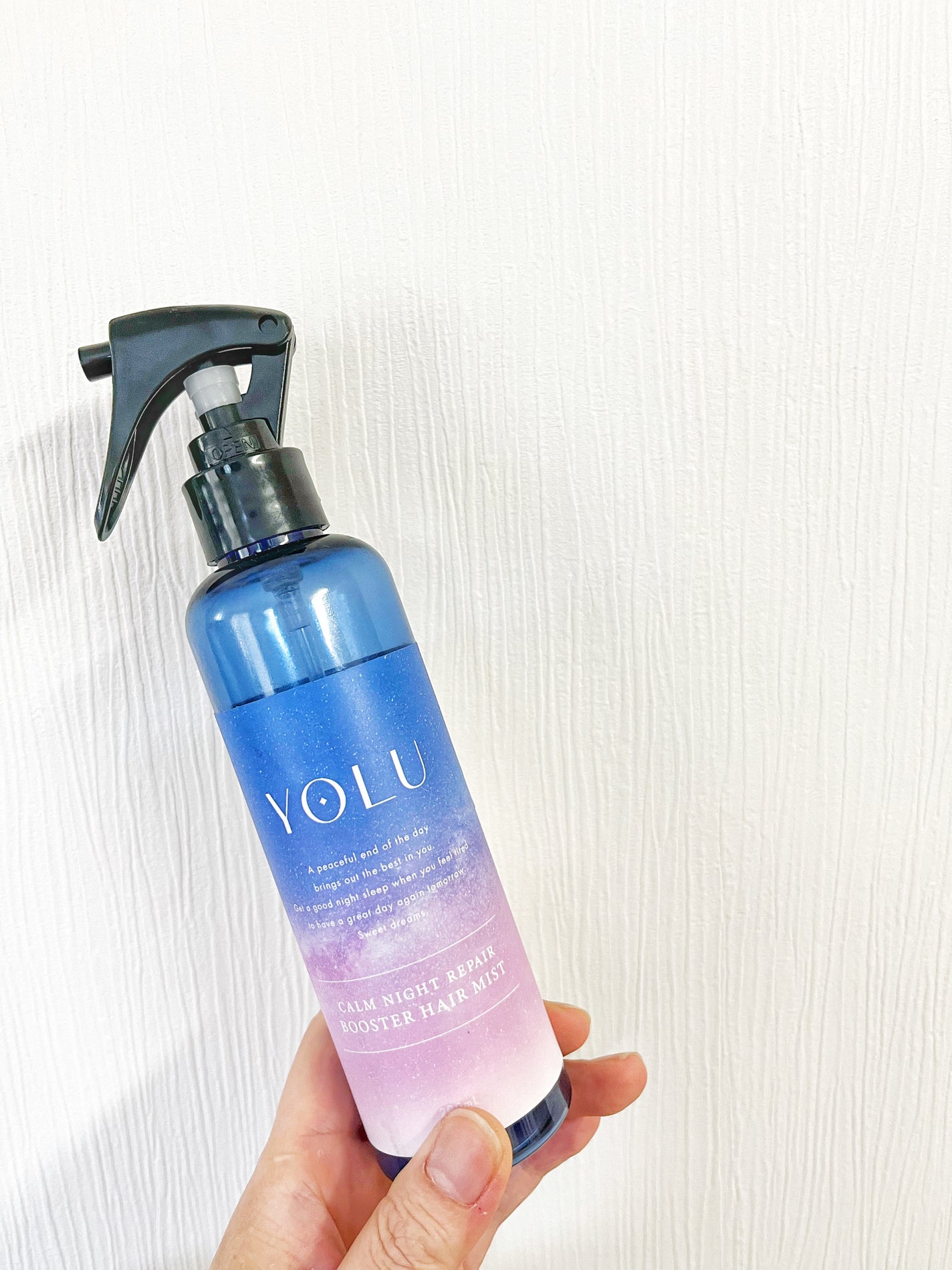 カームナイトリペアブースターヘアミスト/YOLU/プレスタイリング・寝ぐせ直しを使ったクチコミ(1枚目)