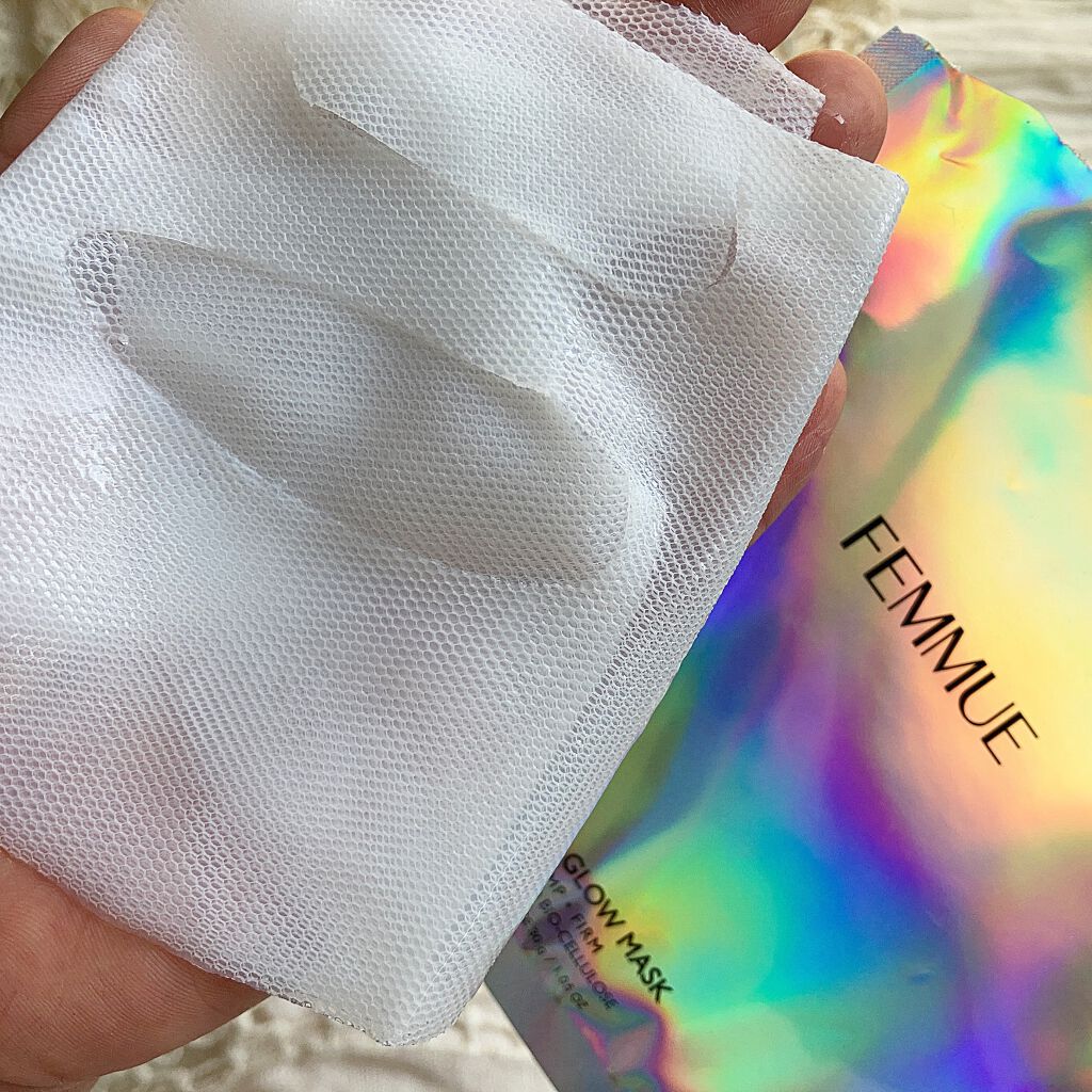 ドリームグロウマスクPF(ハリ・エイジングケア)/FEMMUE/シートマスク・パックを使ったクチコミ(3枚目)