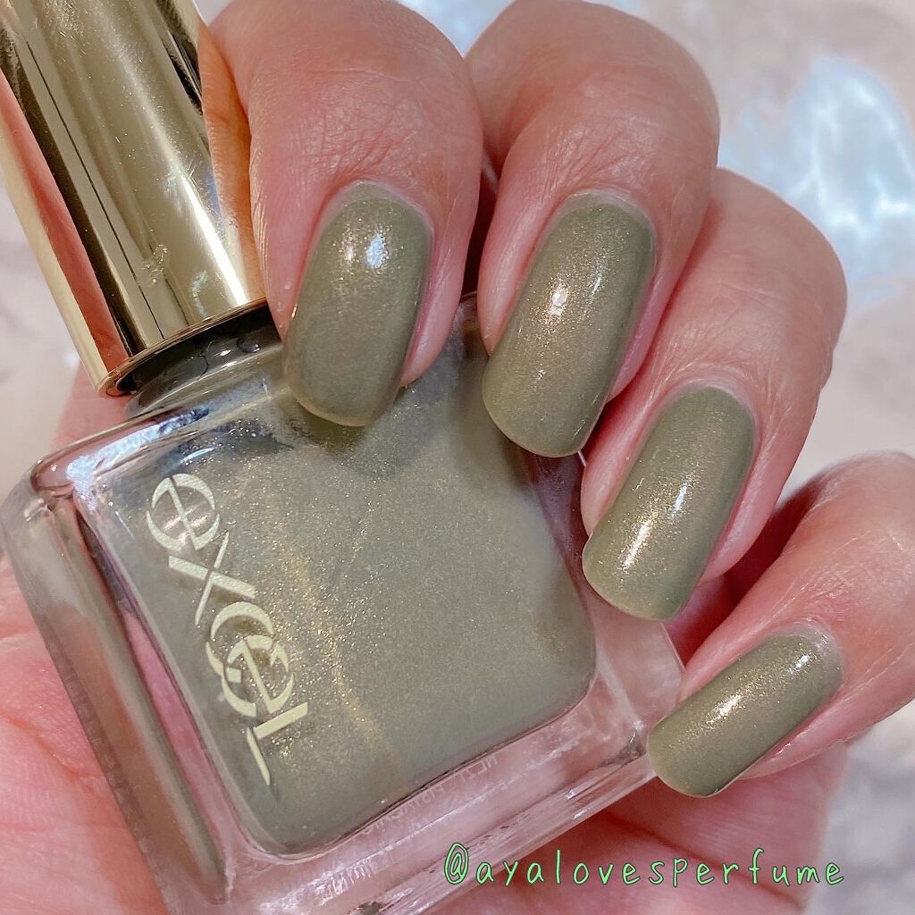 エクセル ネイルポリッシュ N NL21 ピスタチオパイ/excel/マニキュアを使ったクチコミ（1枚目）