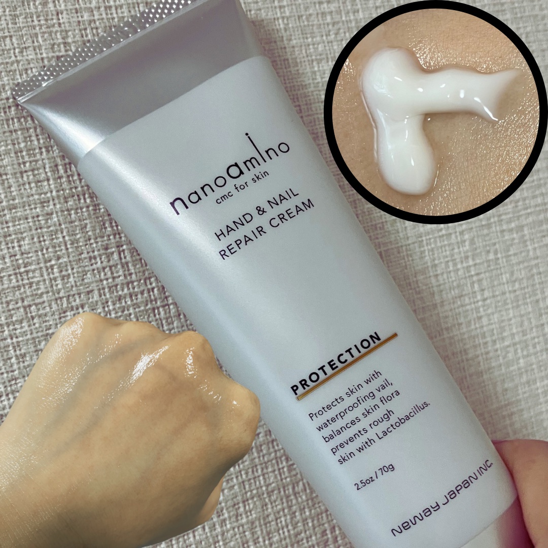 ハンド＆ネイル リペア クリーム プロテクション 無香料/ナノアミノ/ネイルオイル・トリートメントを使ったクチコミ（2枚目）
