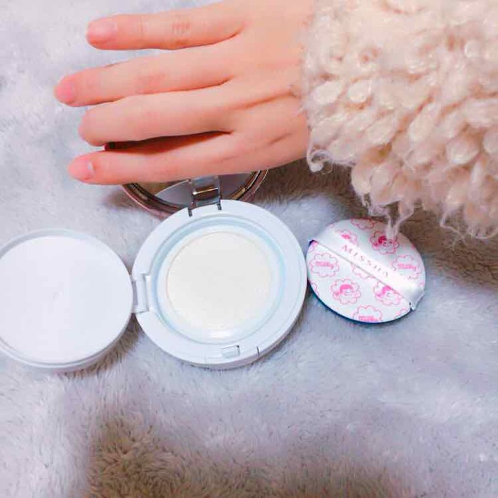 M クッションベース（ミルキー）/MISSHA/化粧下地を使ったクチコミ（2枚目）