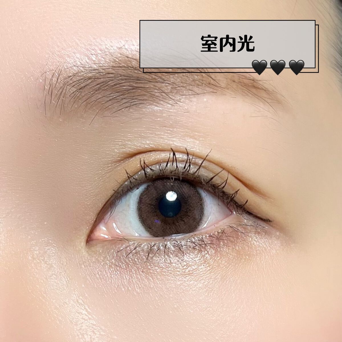 Lumie U 1day アーモンドブラウン/Lumie U/ワンデー（１DAY）カラコンを使ったクチコミ（2枚目）