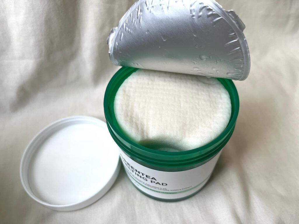 グリーンティーメルティングパッド/BARULAB/トナーパッドを使ったクチコミ（2枚目）