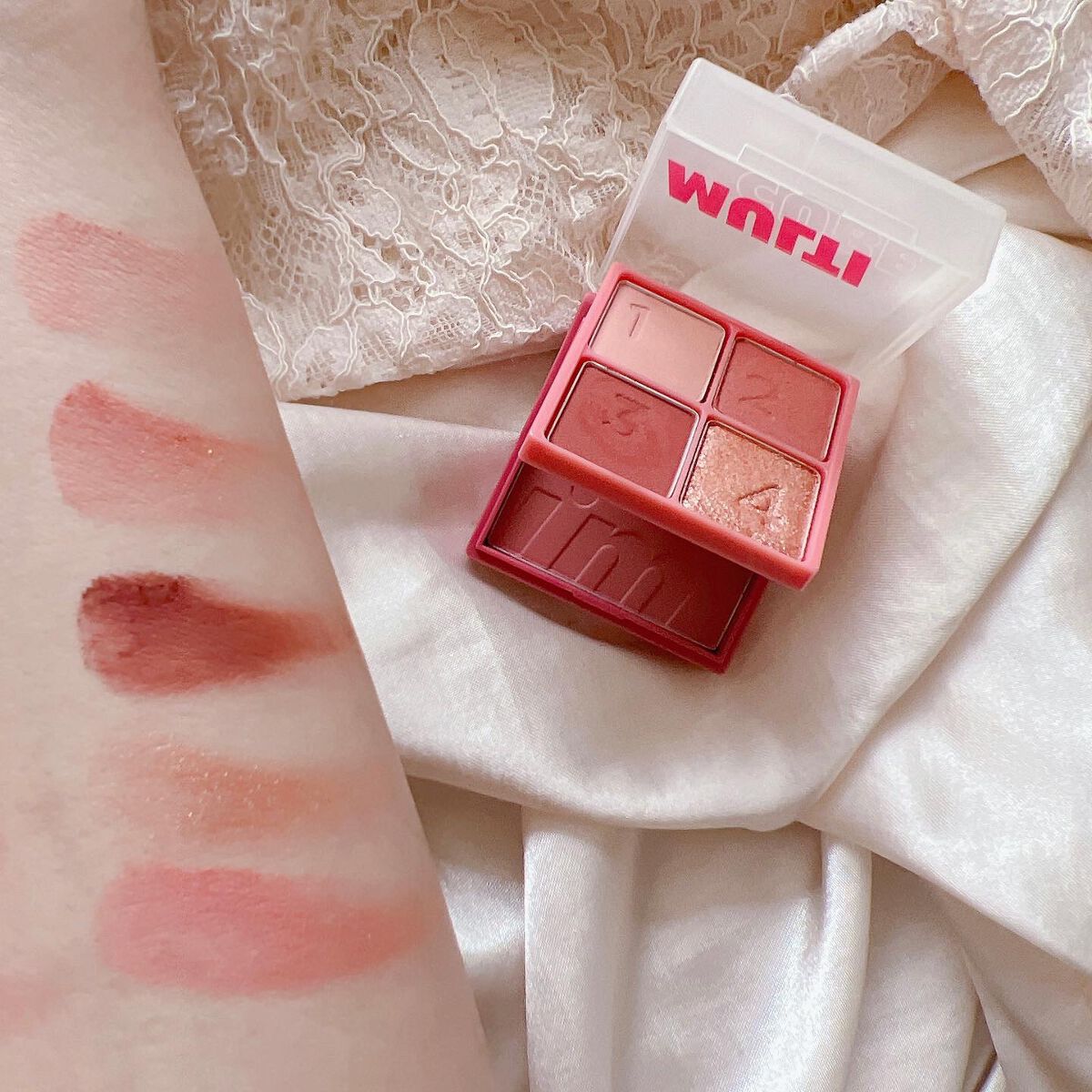 マルチキューブ/i’m meme/アイシャドウパレットを使ったクチコミ(3枚目)