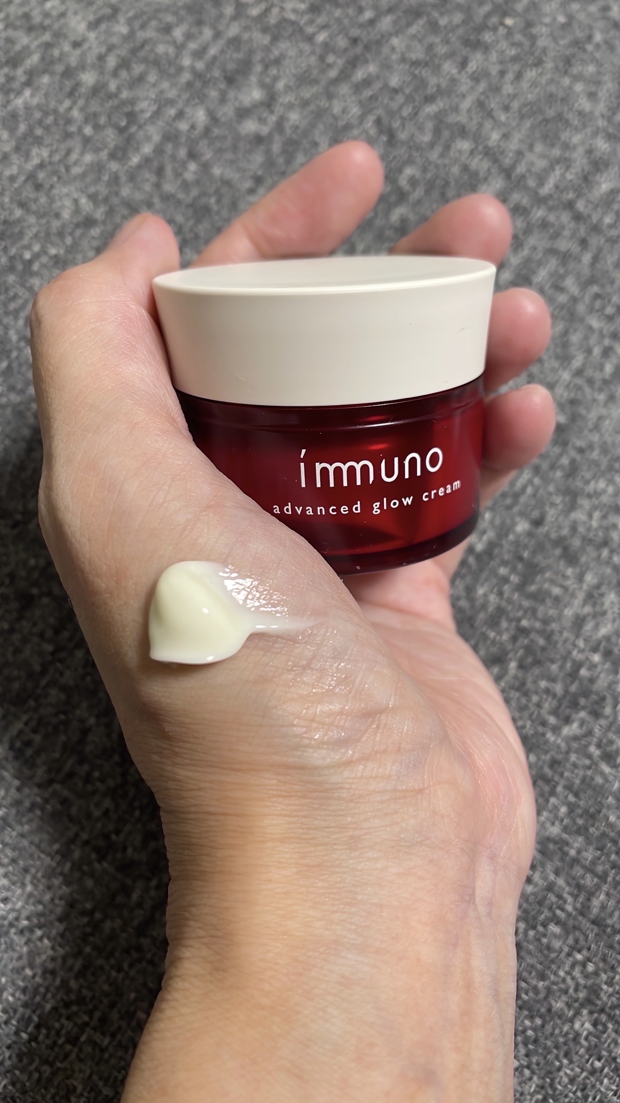 アドバンスド グロウクリーム/immuno/フェイスクリームを使ったクチコミ（3枚目）