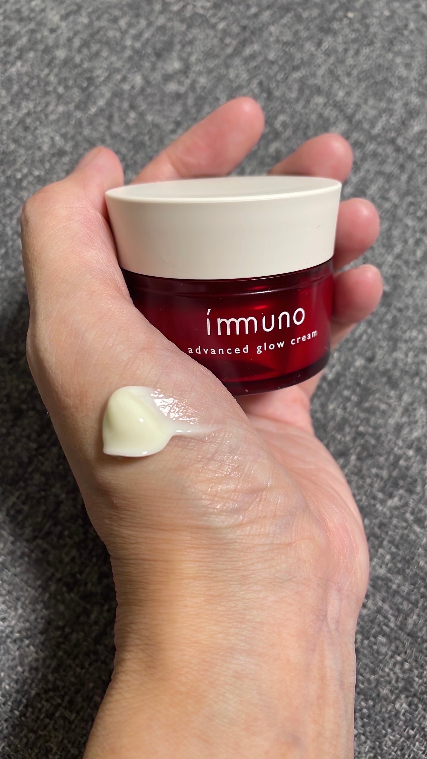 アドバンスド グロウクリーム/immuno/フェイスクリームを使ったクチコミ(3枚目)