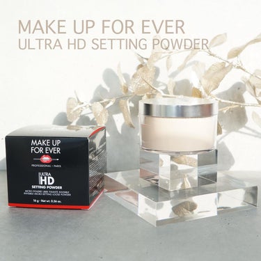 MAKE UP FOR EVER ウルトラ HD セッティングパウダーのクチコミ「MUFのパウダーファンデがとても良かったので、かなり期待して購入しました♥︎︎∗︎*ﾟ

✼•.....」（1枚目）