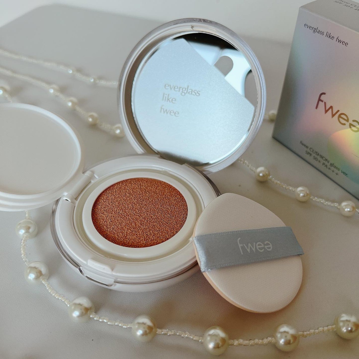 フィークッションガラス/fwee/クッションファンデーションを使ったクチコミ(3枚目)