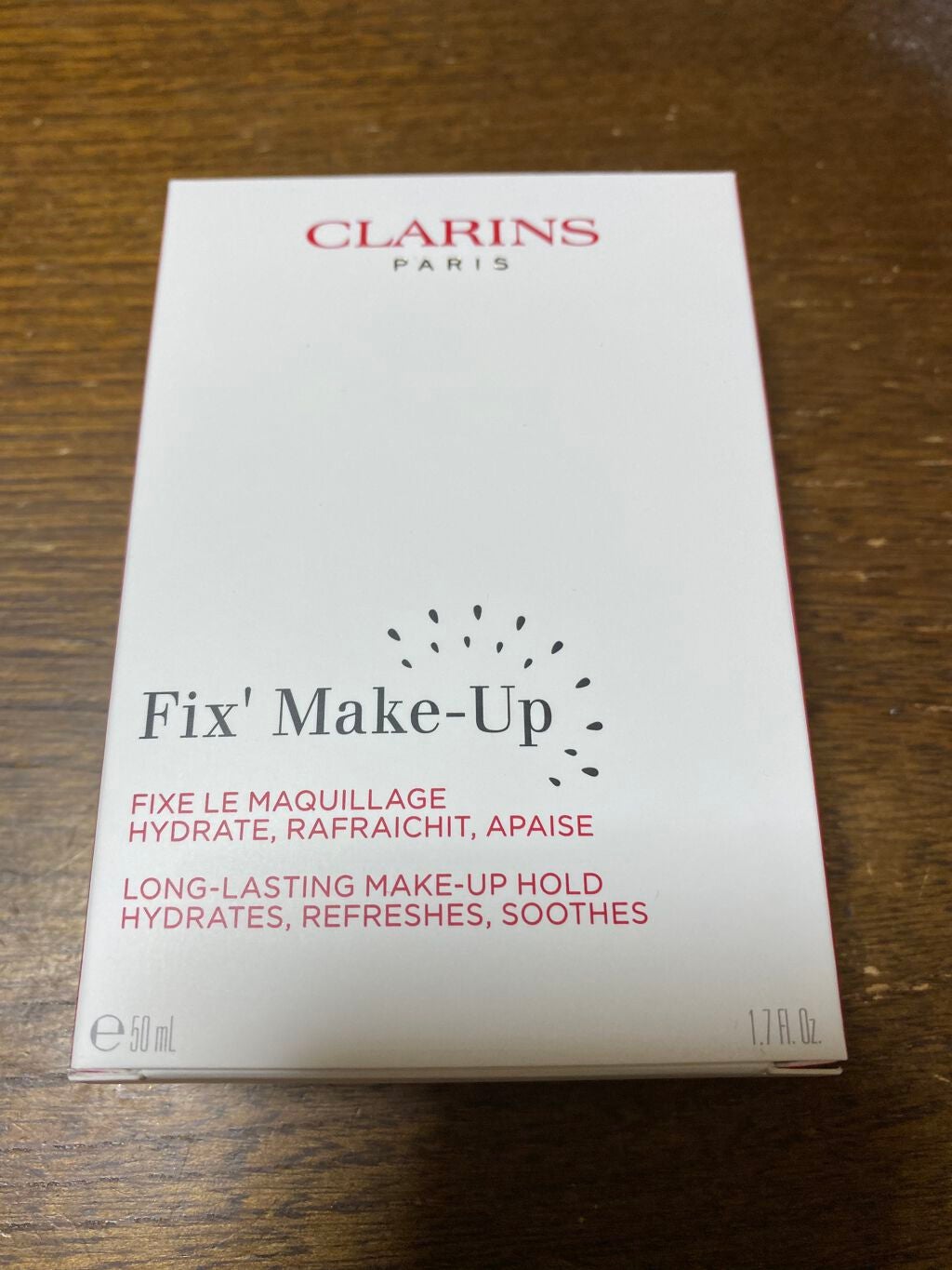 フィックス メイクアップ/CLARINS/ミスト状化粧水を使ったクチコミ(1枚目)