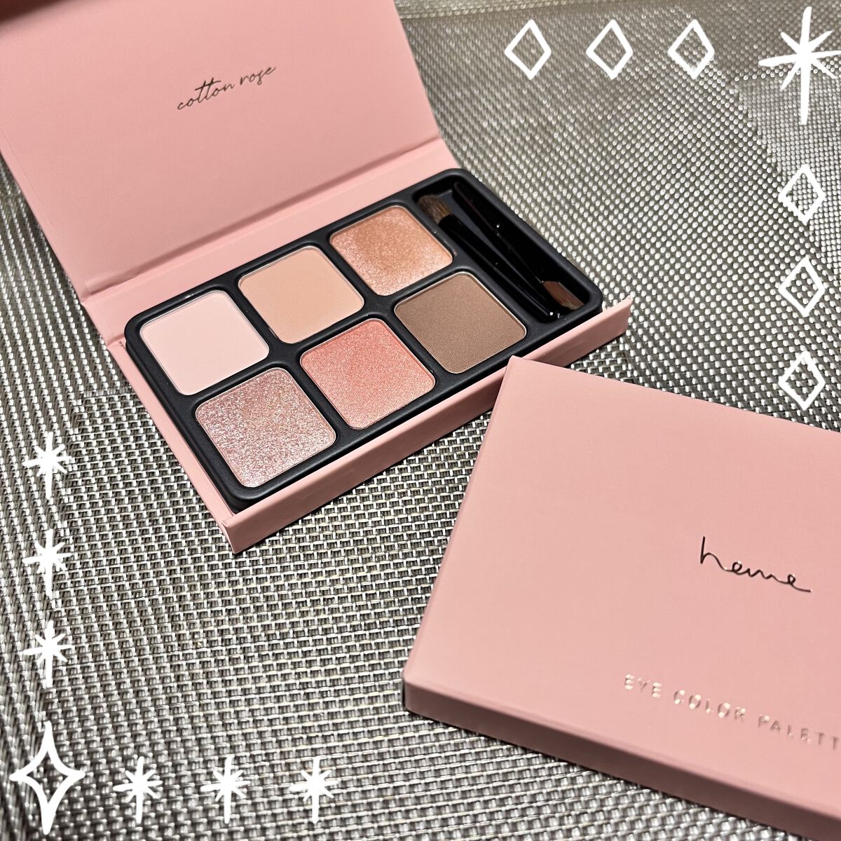 アイカラーパレット/heme/アイシャドウパレットを使ったクチコミ（1枚目）