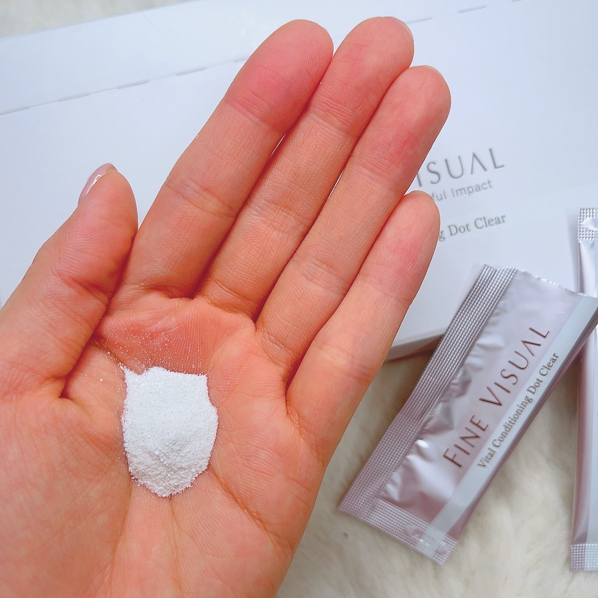 バイタルコンディショニング ドットクリア /フェヴリナ/洗顔パウダーを使ったクチコミ（2枚目）