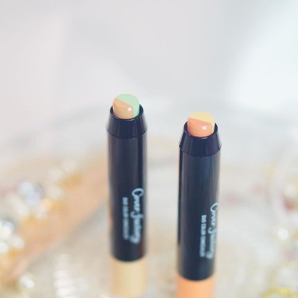 デュオカラーコンシーラー 02グリーン&ベージュ/カバーファクトリー/スティックコンシーラーの画像